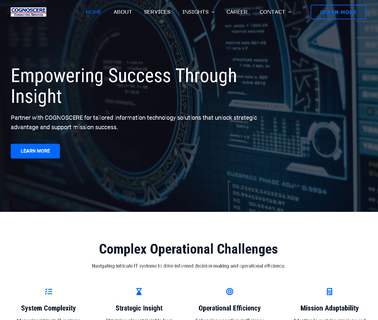 Cognoscere LLC - Main information technology support services