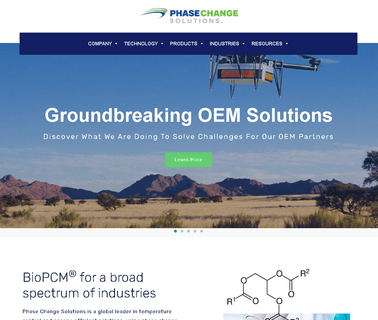 Phase Change Energy Solutions; Leader in Efficient energy efficiency solutions