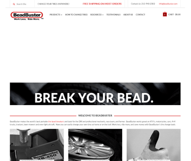 Beadbuster; Easily Change Your Tires Anywhere! Bead 195 tires