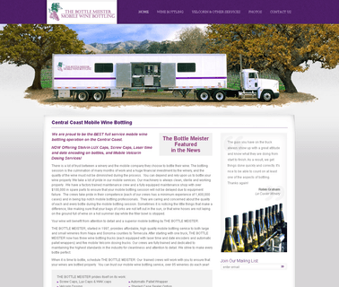 Bottle Meister The bottling and
