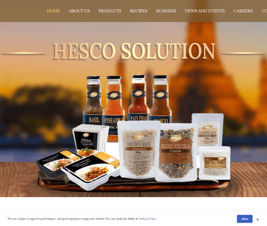 Hesco Solution frozen foods exporter