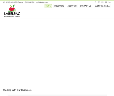 Labelpac Inc. label equipment