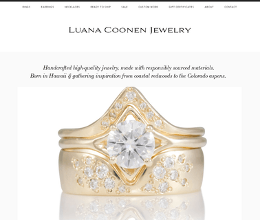 Luana Coonen Jewelry smith and warren