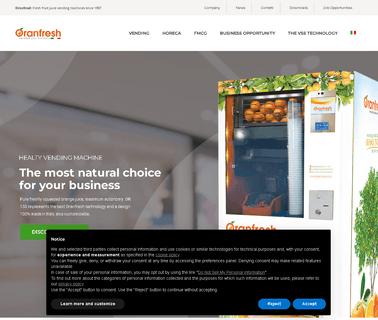 Agroindustry Advanced Technologies S.P.A. beverage vending machines
