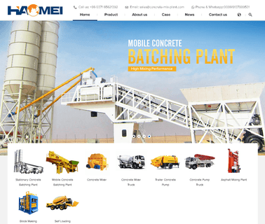 Haomei Machinery Equipment Zhengzhou mixer pump truck