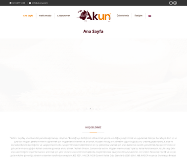 Akun Gida San. Ve Tic. Sti after customer