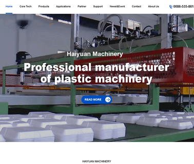 Longkou Haiyuan Plastics Machinery foam extrusion profile