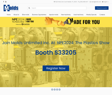 Home - Molds Unlimited used plastic injection