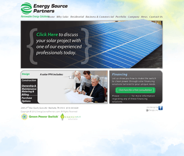 Energy Source Partners – Commercial and Residential Solar Panel equipment support