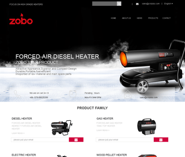 Zhejiang Zobo Technology electric room heater