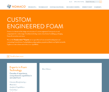 Nomaco foam extrusion profile