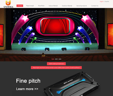 Shenzhen Uniwill Technology led screen full color
