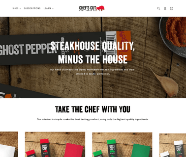 Chefs Cut: Real Jerky: Profile fancy cut