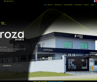 Roza Sports apparel pakistan