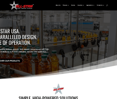 All-Star Products Regenerative Blowers Turboblowers Rotary vane air