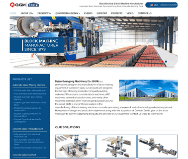 Fujian Quangong Machinery automatic concrete plant