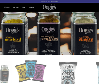 Oogies Snacks snacks can