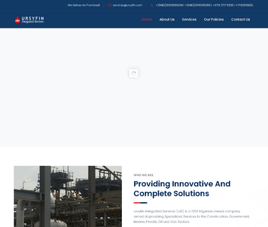 Ursyfin Integrated Serv equipment instrumentation