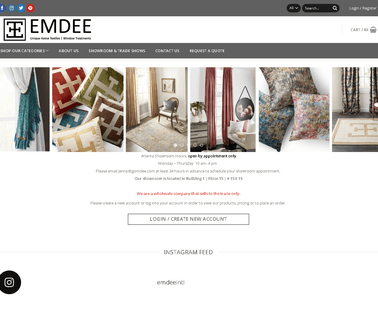 Emdee drapery window coverings