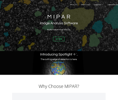 Mipar Image Analysis Software soft processing