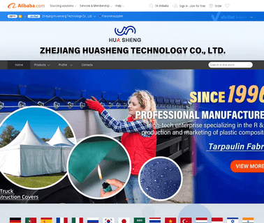 Zhejiang Huasheng Warp Knitting New mercerized warp