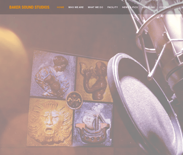 Welcome to Baker Sound Studios  ted baker