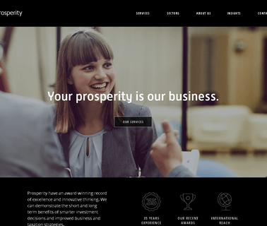 Prosperity Health accounting financial services