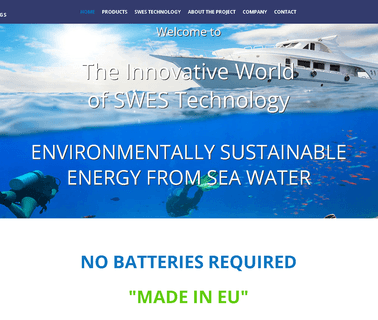 Swes Holdings light underwater