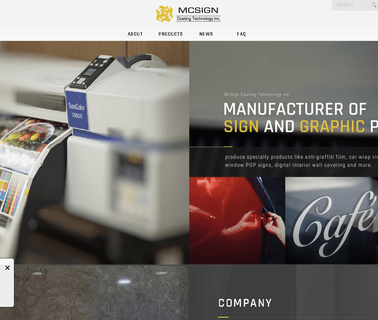 Mcsign Coating Technology computer film