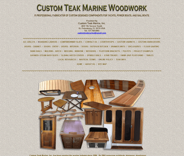Custom Teak Marine Woodwork by Custom Teak Marine Inc woodwork