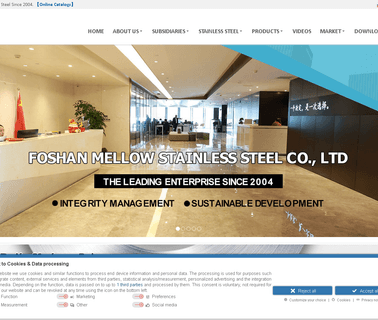 Foshan Mellow Stainless Steel foshan 304