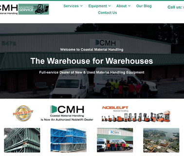 Coastal Material Handling | Used Rack and Forklifts | Suffolk kalmar forklifts