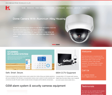 King Home Electronic Technology camera dvr kits