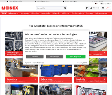 Meinex Import Export Handels Gmbh used deep freezers
