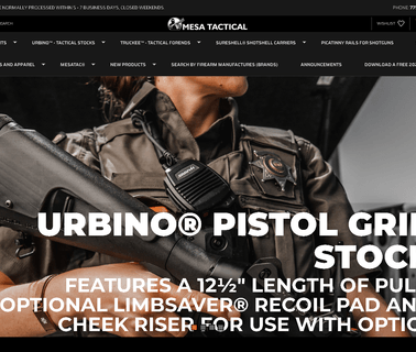 Mesa Tactical firearm grips stocks