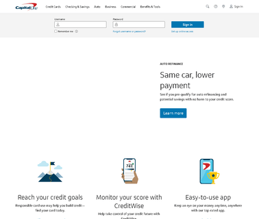 Home - Capital One one unlimited