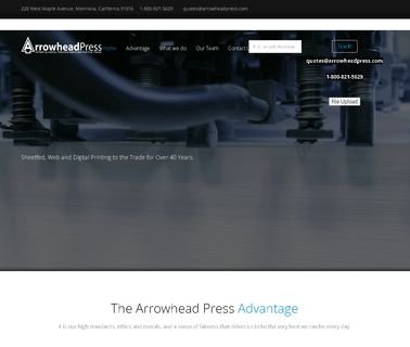 Arrowhead Press - Quality Custom Commercial Printing for the agate arrowhead