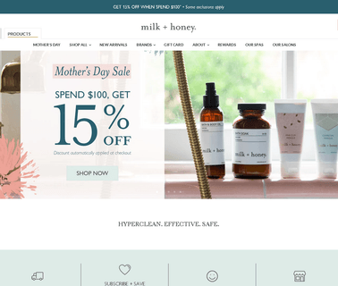 Milk + Honey care health scrubs