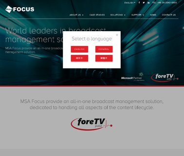 Msa Focus International definition building