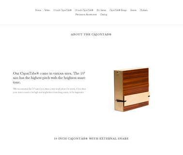 Louson Drums - Home of the Cajontab drums