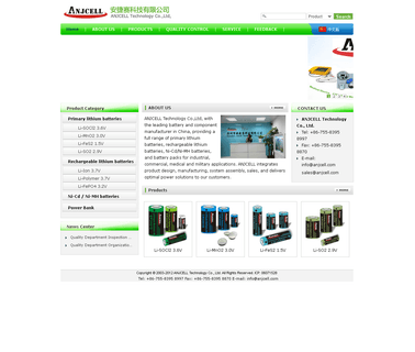 Shenzhen Anjcell Technology batteries lifepo4