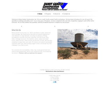 Danny Sander Construction  specialize water