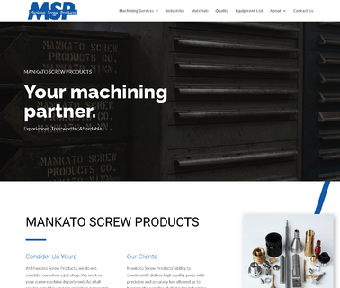 Mankato Screw Products turning screw