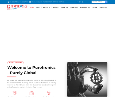 Puretronics cap machine