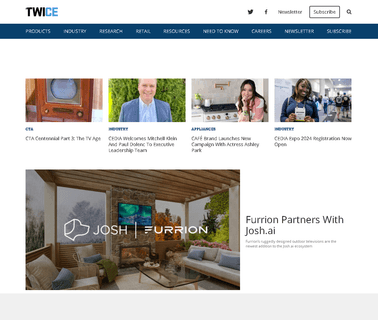Home - Twice international website