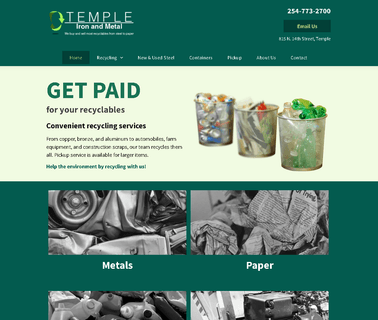 Temple Iron & Metal - Commercial Recycling Services Temple Tx bronze paper