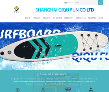 Shanghai Qiqu Fun inflatable slide castle