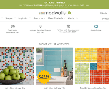 Modwalls Makes Glass Mosa contemporary