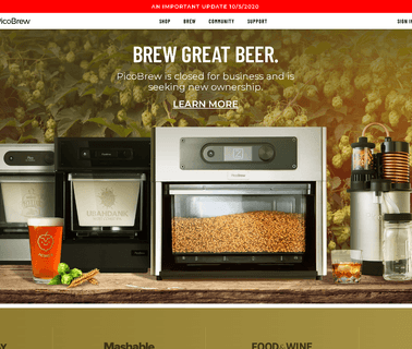 Picobrew Inc. appliance line