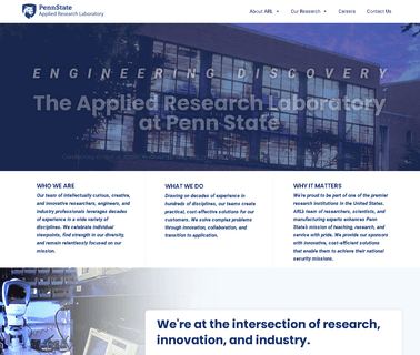 Applied Research Laboratory - Penn State tech security solutions